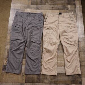 5.11 Tactical Apex Cargo Pants Bundle Men’s 36x30 Gray Khaki Utility Workwear